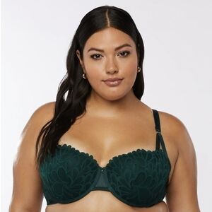 Savage X Fenty Savage Not Sorry Lightly Lined Lace Balconette Bra 44D
